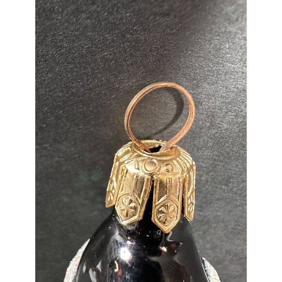 Christopher Radko Santa Claus Ornament Elfin Evening Black Coat with Tree‎ - Picture 11 of 16